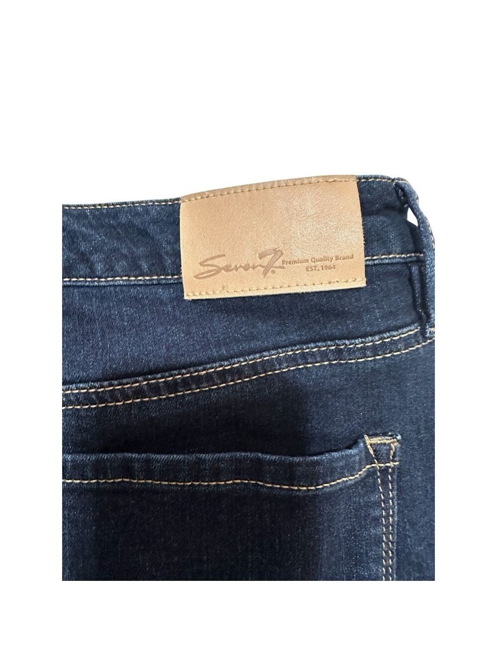 Seven7 Skinny Jeans Womens 16 Blue Denim City Western Cowgirl Cotton & Spandex - Picture 8 of 16